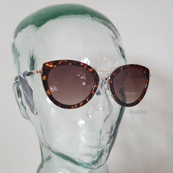 Lucky ? Brand LUNA TORTOISE Cat Eye Sunglasses main image 6